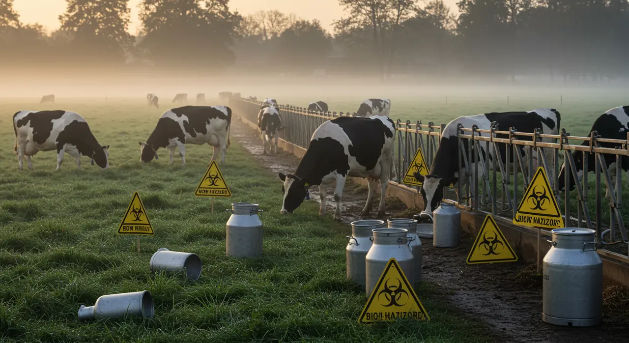 H5N1 in Raw Milk: St. Jude Study Exposes Antiviral Limits and Dairy Risks